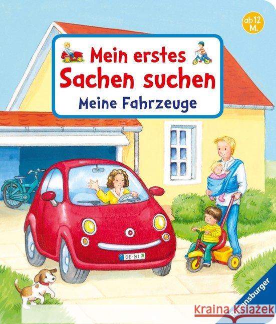 Mein erstes Sachen suchen - Meine Fahrzeuge Grimm, Sandra 9783473438013 Ravensburger Buchverlag - książka