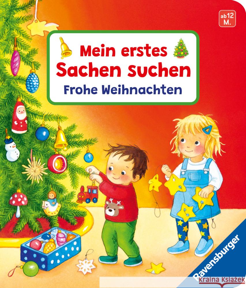 Mein erstes Sachen suchen: Frohe Weihnachten Grimm, Sandra 9783473418626 Ravensburger Verlag - książka