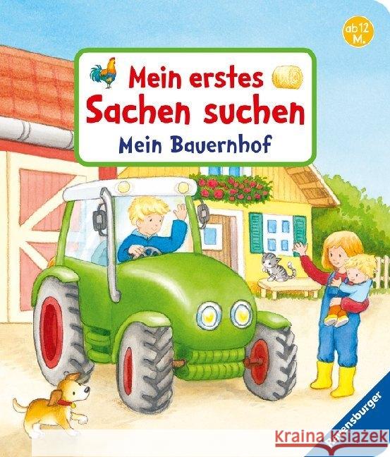 Mein erstes Sachen suchen: Mein Bauernhof Grimm, Sandra 9783473437696 Ravensburger Buchverlag - książka