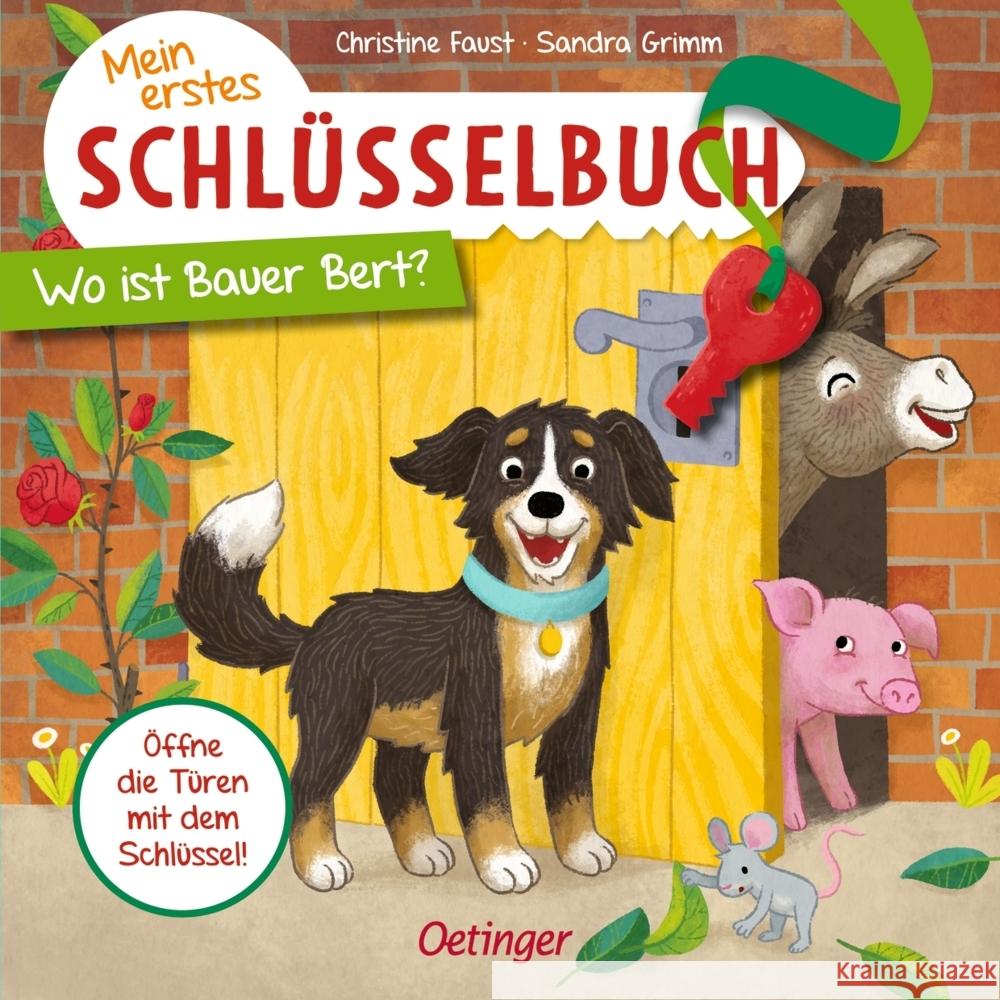Mein erstes Schlüsselbuch. Wo ist Bauer Bert? Grimm, Sandra 9783789121418 Verlag Friedrich Oetinger GmbH - książka