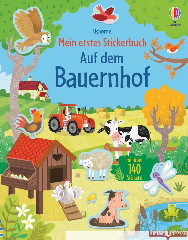 Mein erstes Stickerbuch: Auf dem Bauernhof Pickersgill, Kristie 9781789415407 Usborne Verlag - książka