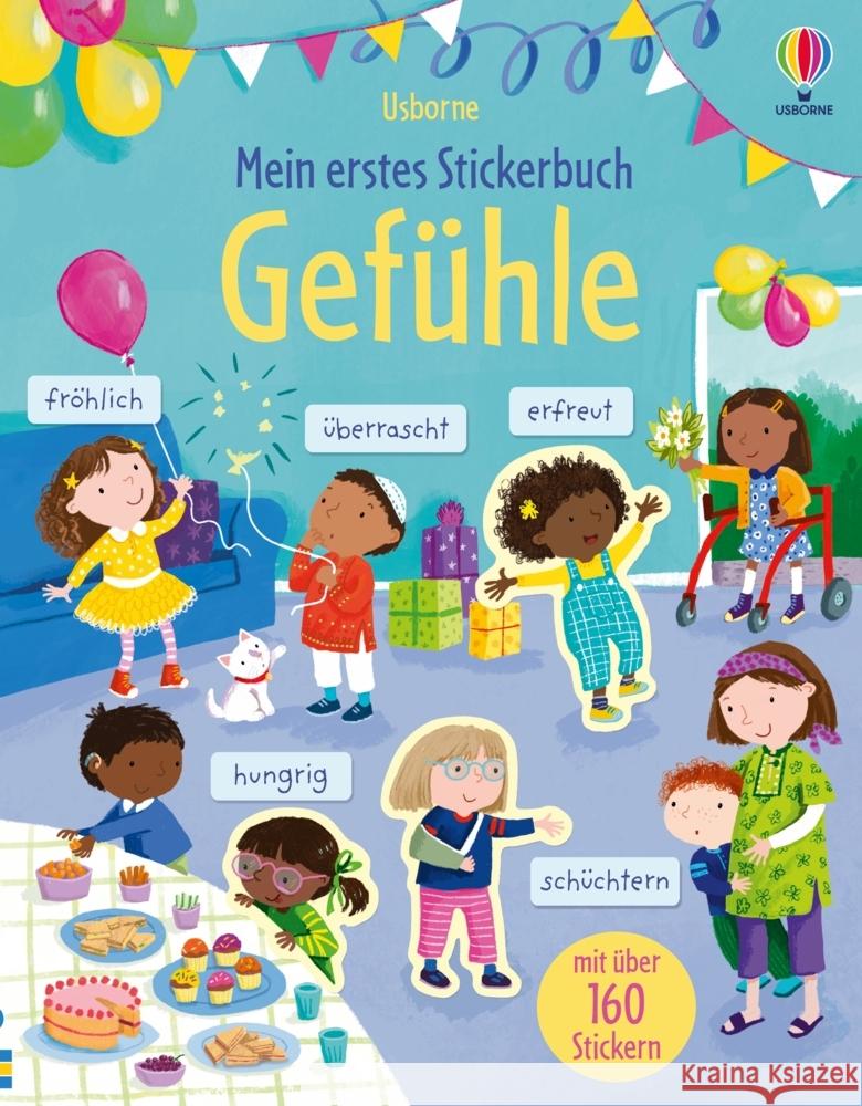 Mein erstes Stickerbuch: Gefühle Bathie, Holly 9781035700301 Usborne Verlag - książka