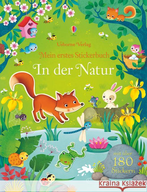 Mein erstes Stickerbuch: In der Natur Brooks, Felicity 9781782325659 Usborne Verlag - książka