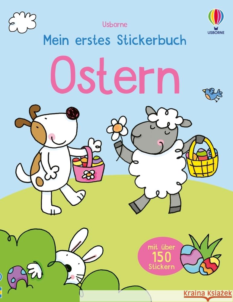 Mein erstes Stickerbuch: Ostern  9781035701438 Usborne Verlag - książka