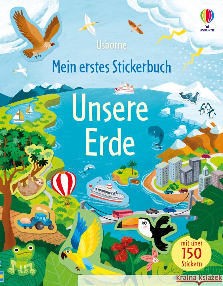Mein erstes Stickerbuch: Unsere Erde Pickersgill, Kristie 9781789417395 Usborne Verlag - książka