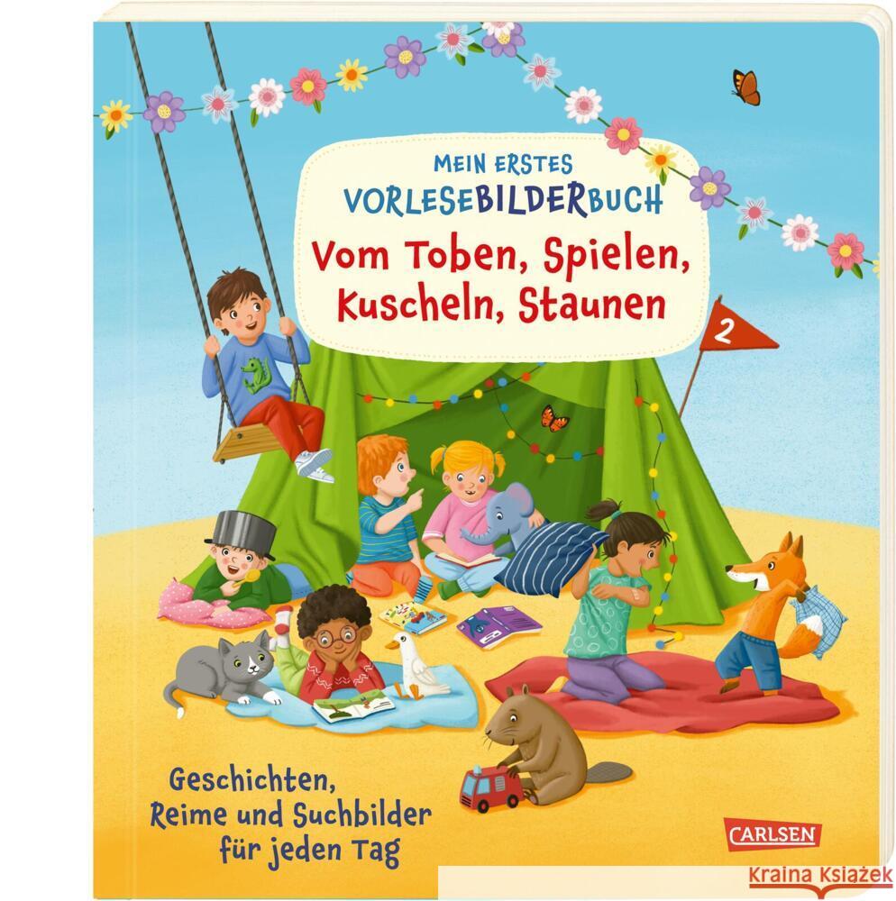 Mein erstes Vorlese-Bilder-Buch: Vom Toben, Spielen, Kuscheln, Staunen ... Jakobs, Günther, Moser, Annette, Reider, Katja 9783551172891 Carlsen - książka