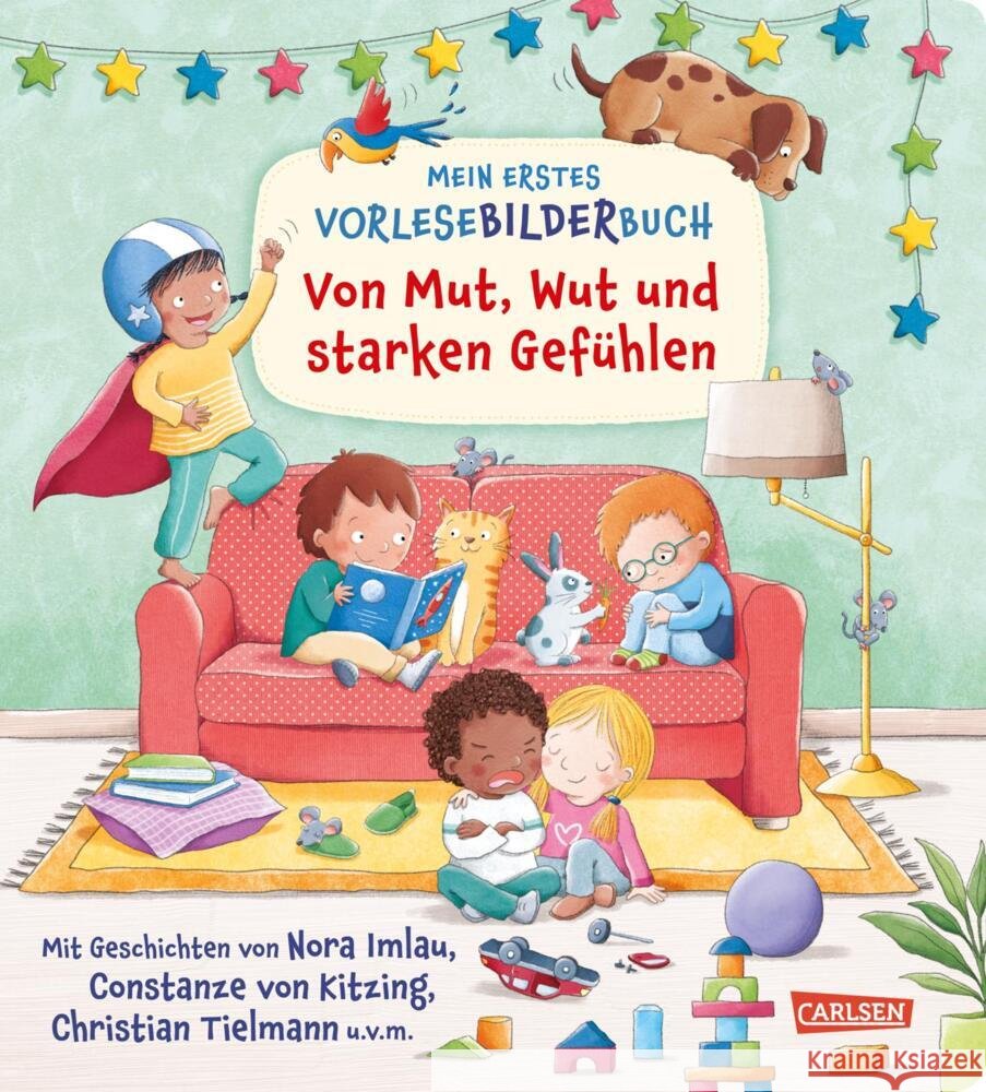 Mein erstes Vorlese-Bilder-Buch: Von Mut, Wut und starken Gefühlen Bollin, Enni, Trapp, Kyrima, Wagenhoff, Anna 9783551172976 Carlsen - książka