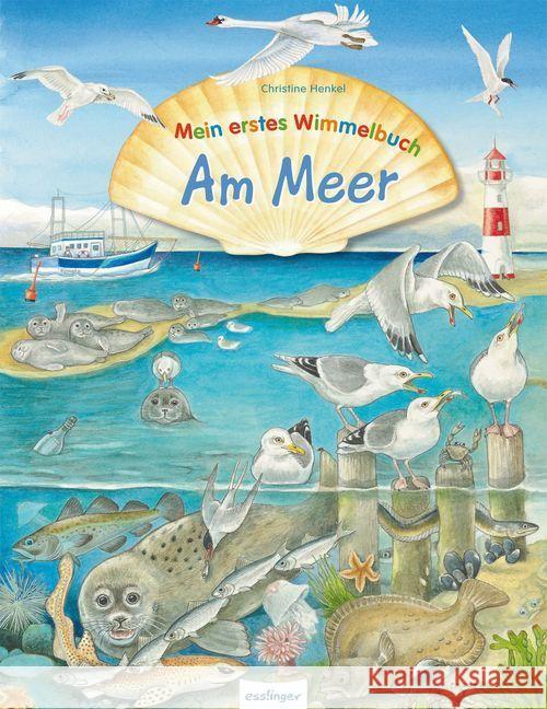 Mein erstes Wimmelbuch - Am Meer Henkel, Christine 9783480231065 Esslinger Verlag Schreiber - książka