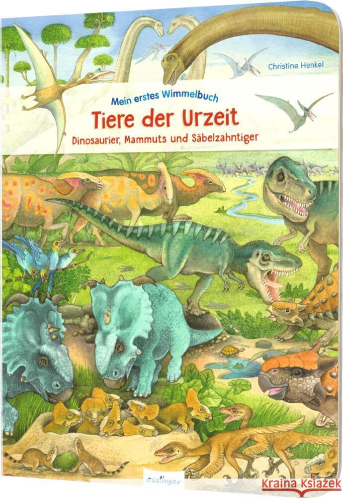 Mein erstes Wimmelbuch: Tiere der Urzeit  9783480238620 Esslinger in der Thienemann-Esslinger Verlag  - książka