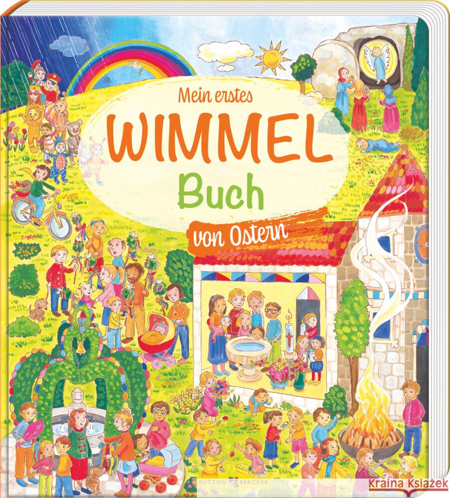 Mein erstes Wimmelbuch von Ostern Lörks, Vera 9783766636560 Butzon & Bercker - książka