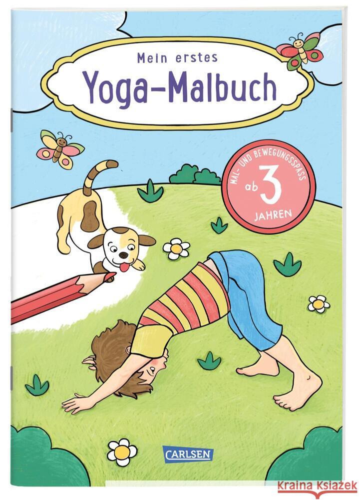 Mein erstes Yoga-Malbuch Meister, Anja 9783551191601 Carlsen - książka