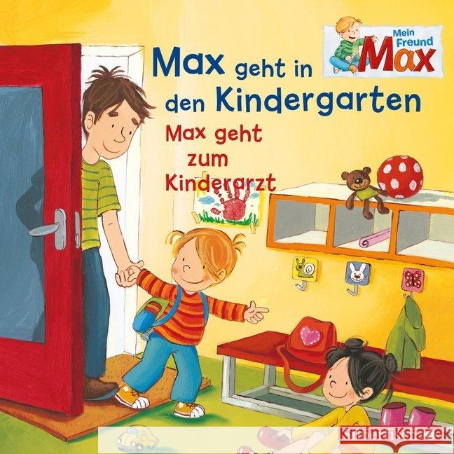 Mein Freund Max: Max geht in den Kindergarten / Max geht zum Kinderarzt, 1 Audio-CD Tielmann, Christian 9783867424783 Silberfisch - książka