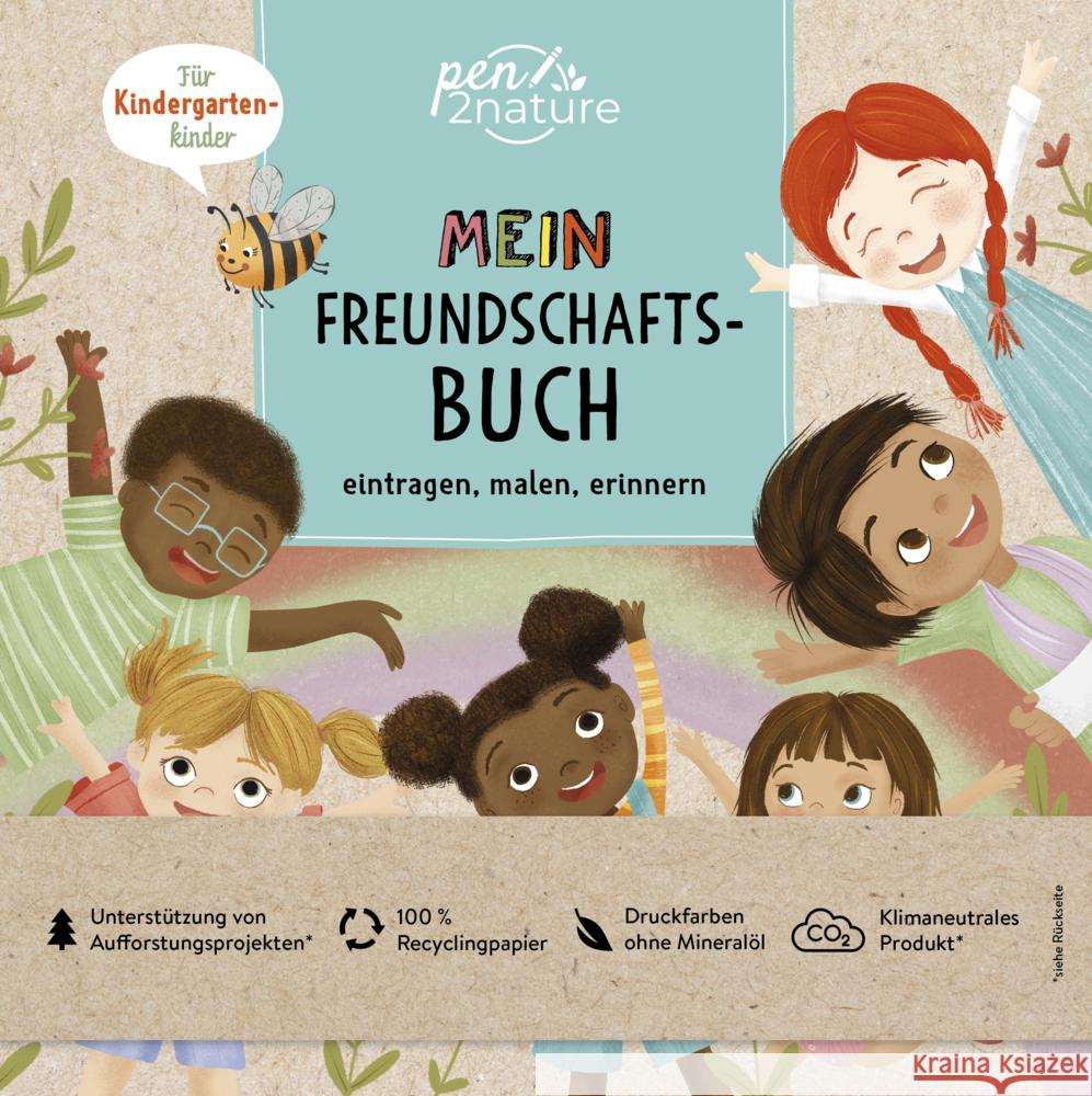 Mein Freundschaftsbuch | Für Kindergartenkinder pen2nature 9783987640223 Good Life Books & Media GmbH - książka