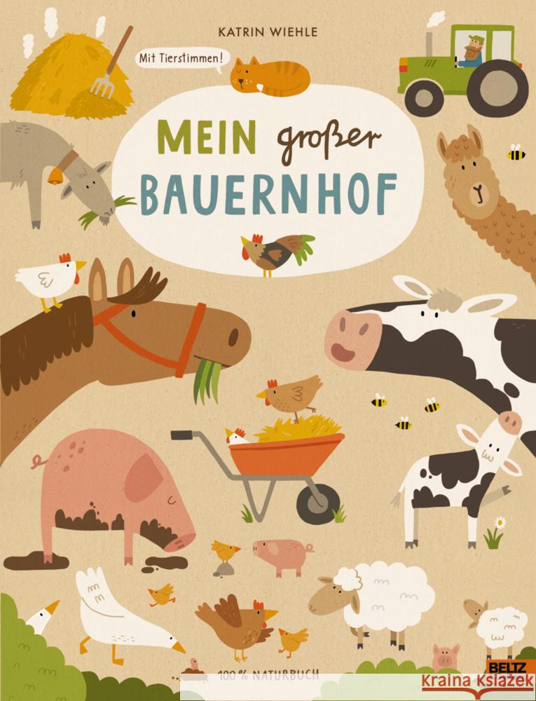 Mein großer Bauernhof Wiehle, Katrin 9783407757074 Beltz - książka