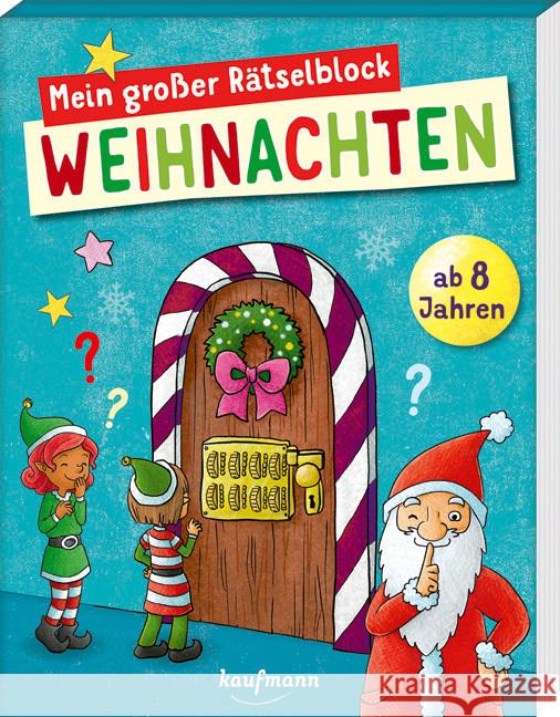 Mein großer Rätselblock Weihnachten Lückel, Kristin 9783780665317 Kaufmann - książka