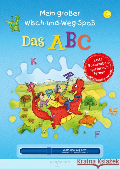 Mein großer Wisch-und-Weg-Spaß - Das ABC  9783780664662 Kaufmann - książka