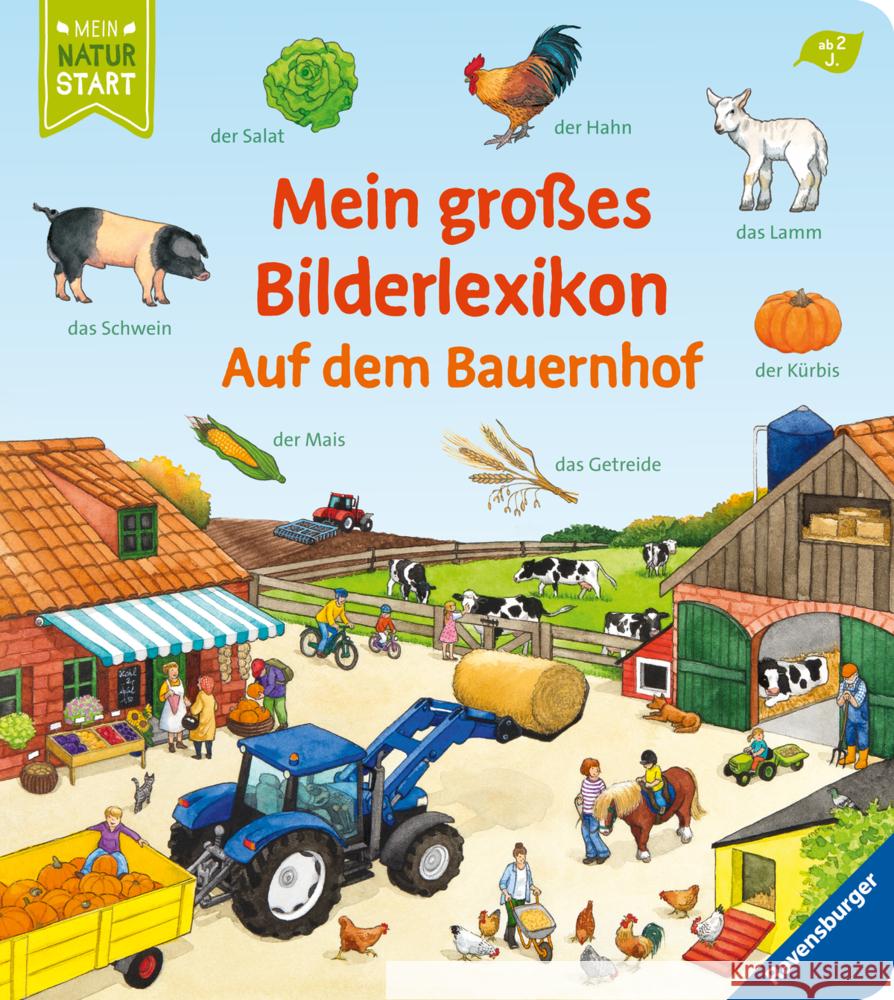 Mein großes Bilderlexikon: Auf dem Bauernhof Prusse, Daniela 9783473418589 Ravensburger Verlag - książka