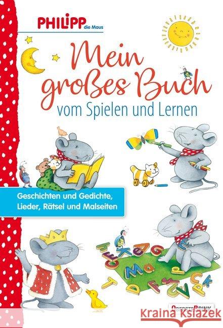 Mein großes Buch vom Spielen und Lernen : Geschichten und Gedichte, Lieder, Rätsel und Malseiten Landa, Norbert; Türk, Hanne 9783963040245 Oberstebrink - książka