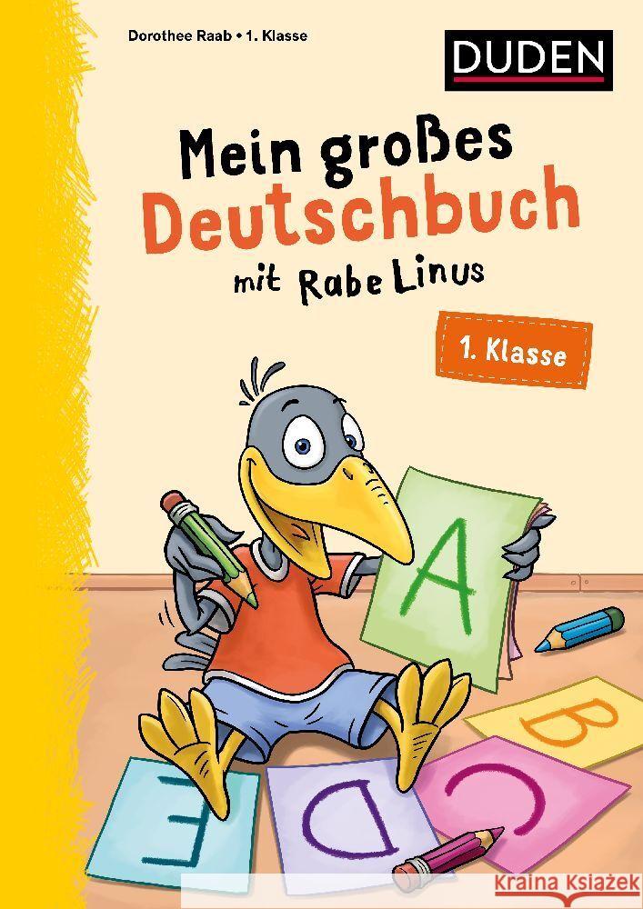 Mein großes Deutschbuch mit Rabe Linus - 1. Klasse Raab, Dorothee 9783411762859 Duden - książka