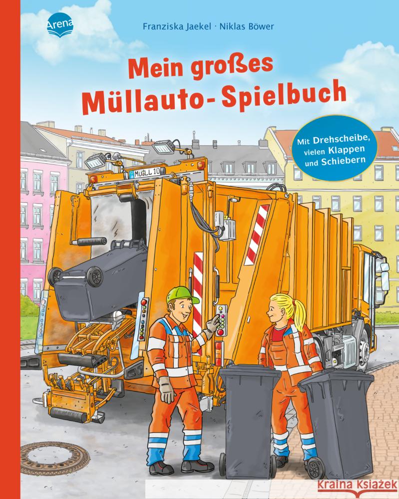 Mein großes Müllauto-Spielbuch Jaekel, Franziska 9783401719009 Arena - książka