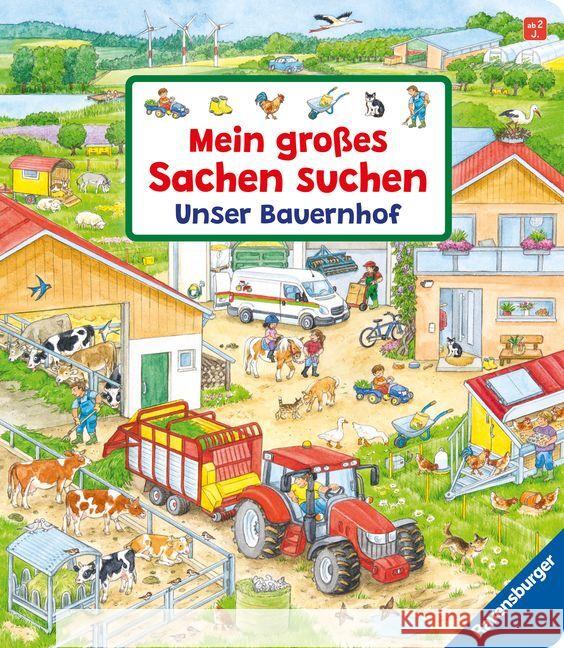 Mein großes Sachen suchen: Unser Bauernhof Gernhäuser, Susanne 9783473417490 Ravensburger Verlag - książka