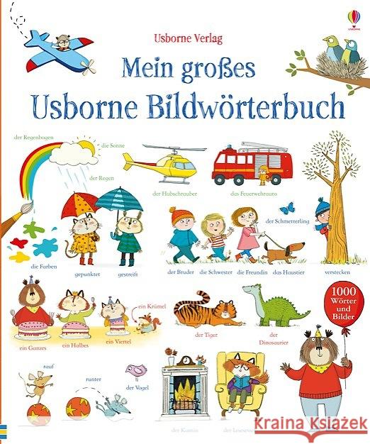 Mein großes Usborne Bildwörterbuch Mackinnon, Mairi; Hindley, Kate 9781782321187 Usborne Verlag - książka