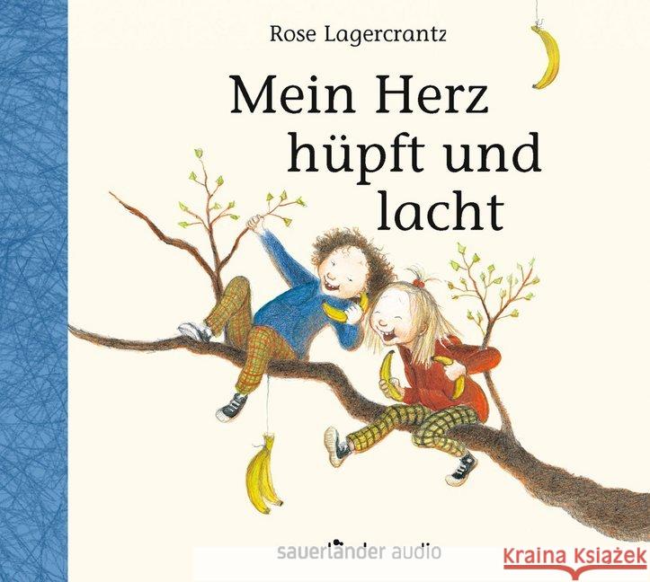 Mein Herz hüpft und lacht, 1 Audio-CD : Ungekürzte Ausgabe, Lesung Lagercrantz, Rose 9783839849392 Argon Sauerländer Audio - książka