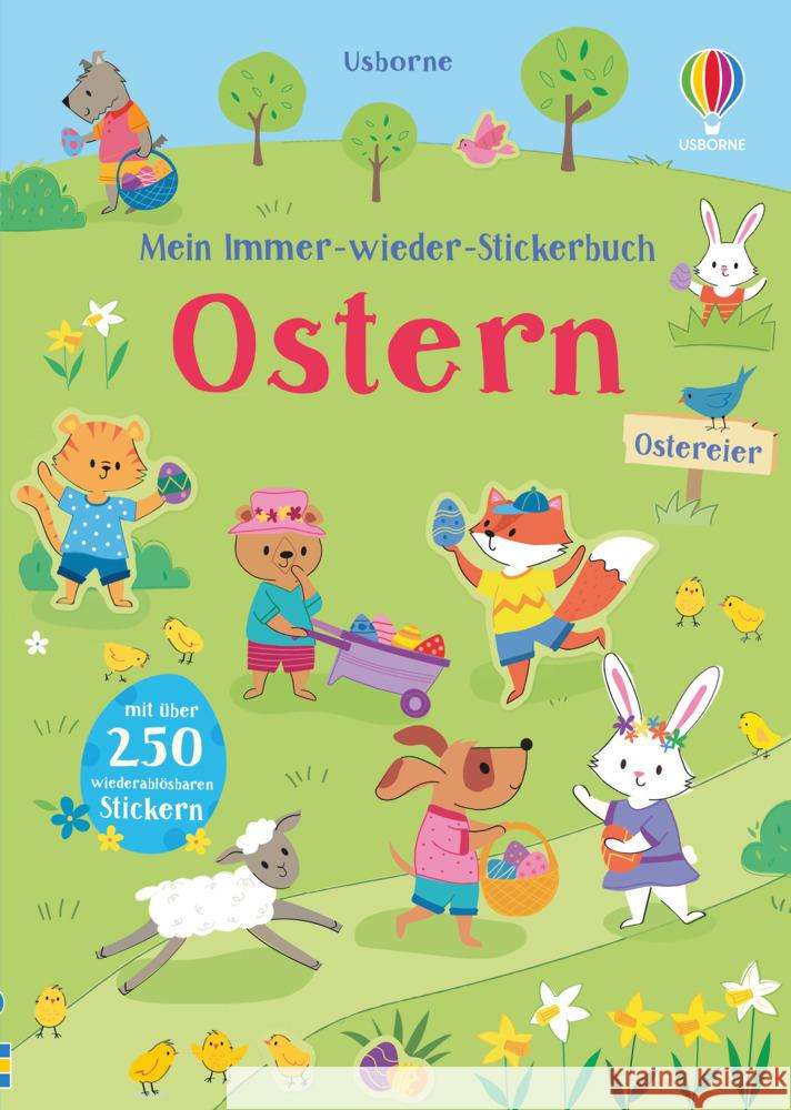 Mein Immer-wieder-Stickerbuch: Ostern Brooks, Felicity 9781789414196 Usborne Verlag - książka