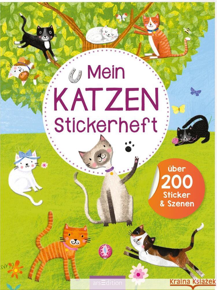 Mein Katzen-Stickerheft  9783845865300 ars edition - książka