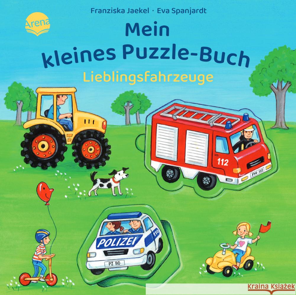 Mein kleines Puzzle-Buch. Lieblingsfahrzeuge Jaekel, Franziska 9783401718514 Arena - książka