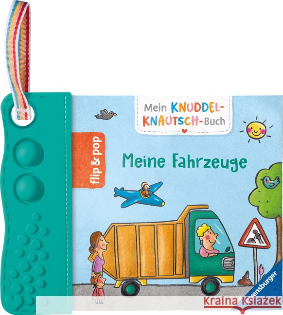 Mein Knuddel-Knautsch-Buch: flip&pop. Meine Fahrzeuge  9783473422241 Ravensburger Verlag - książka