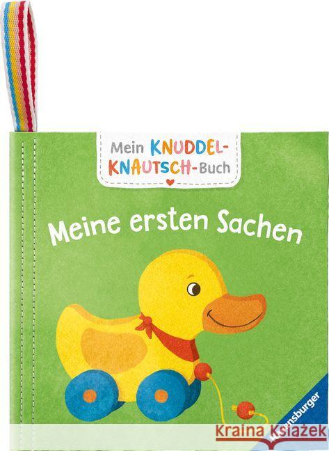 Mein Knuddel-Knautsch-Buch: Meine ersten Sachen; robust, waschbar und federleicht. Praktisch für zu Hause und unterwegs  9783473420827 Ravensburger Verlag - książka