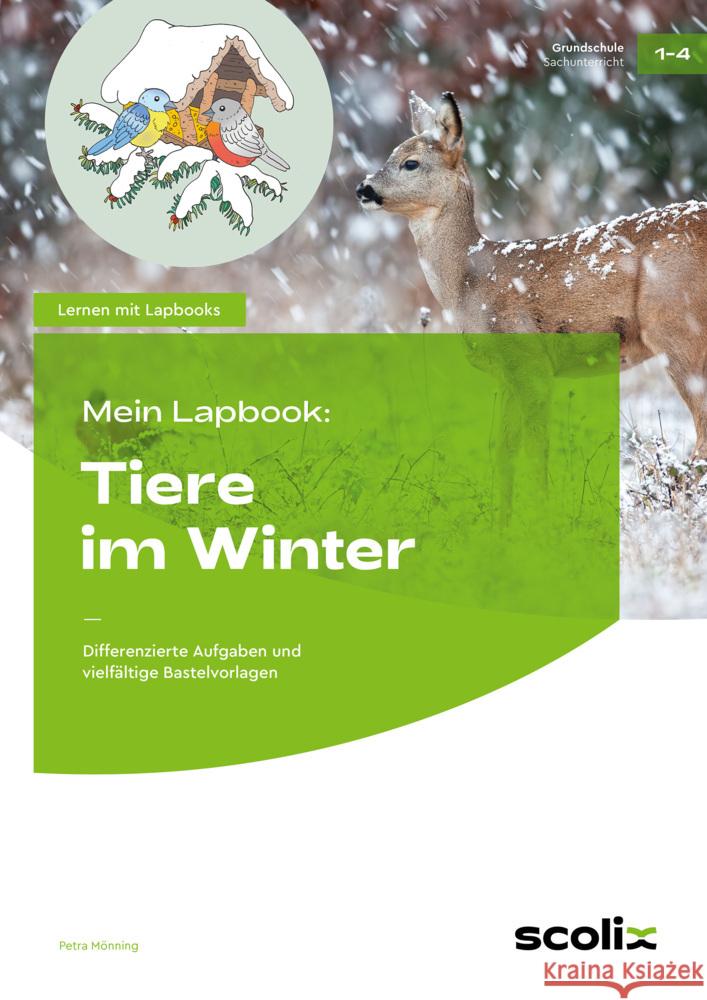 Mein Lapbook: Tiere im Winter Mönning, Petra 9783403107811 Scolix - książka