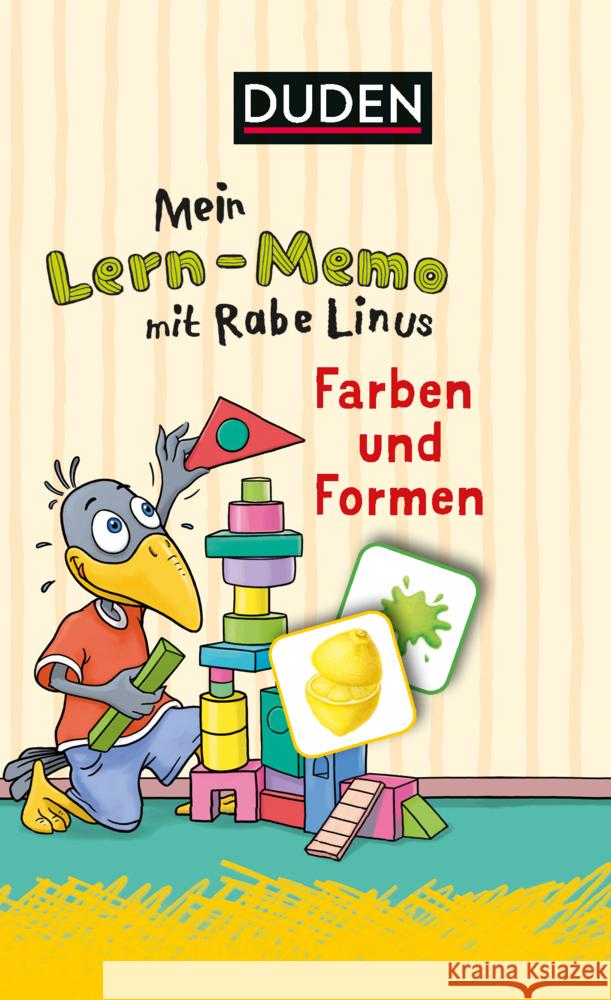 Mein Lern-Memo mit Rabe Linus - Farben und Formen VE/3  9783411770823 Duden - książka