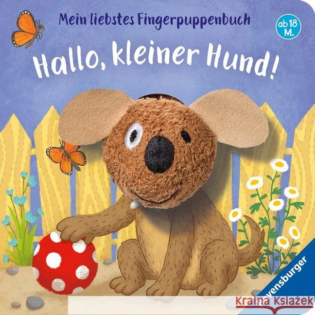 Mein liebstes Fingerpuppenbuch - Hallo, kleiner Hund! Penners, Bernd 9783473438051 Ravensburger Buchverlag - książka