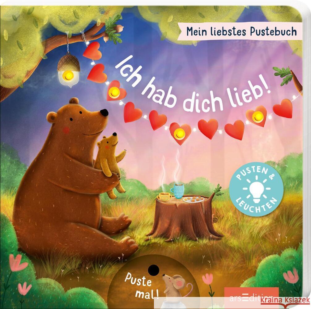Mein liebstes Pustebuch - Ich hab dich lieb! Höck, Maria 9783845848549 ars edition - książka