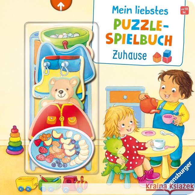 Mein liebstes Puzzle-Spielbuch: Zuhause Rulff, Mila 9783473422395 Ravensburger Verlag - książka