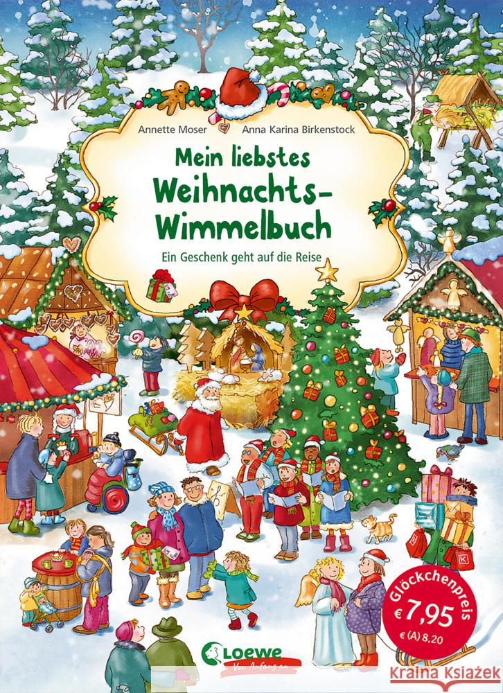 Mein liebstes Weihnachts-Wimmelbuch Moser, Annette 9783743213562 Loewe - książka