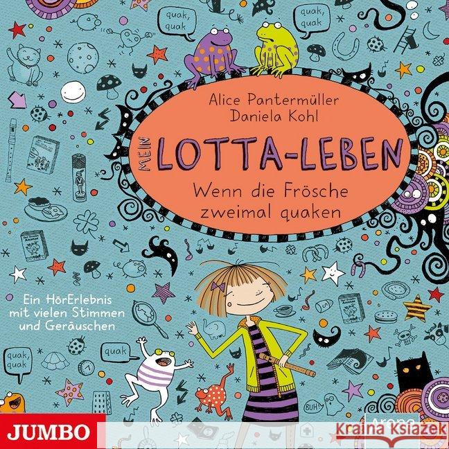 Mein Lotta-Leben - Wenn die Frösche zweimal quaken, 1 Audio-CD : CD Standard Audio Format, Hörspiel Pantermüller, Alice 9783833738142 Jumbo Neue Medien - książka