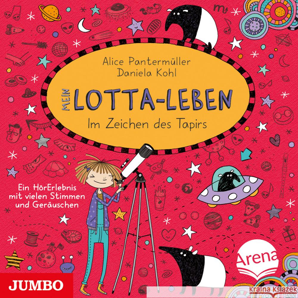 Mein Lotta-Leben. Im Zeichen des Tapirs, Audio-CD Pantermüller, Alice 9783833743870 Jumbo Neue Medien - książka