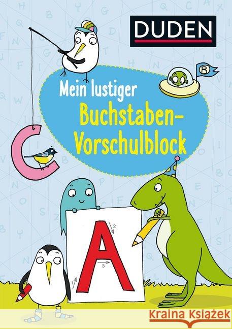 Mein lustiger Buchstaben-Vorschulblock Braun, Christina 9783737333634 FISCHER Duden - książka