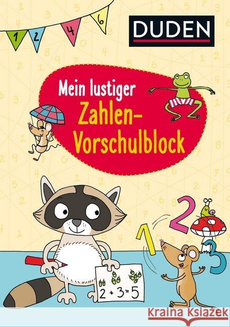 Mein lustiger Zahlen-Vorschulblock Weller-Essers, Andrea 9783737333641 FISCHER Duden - książka