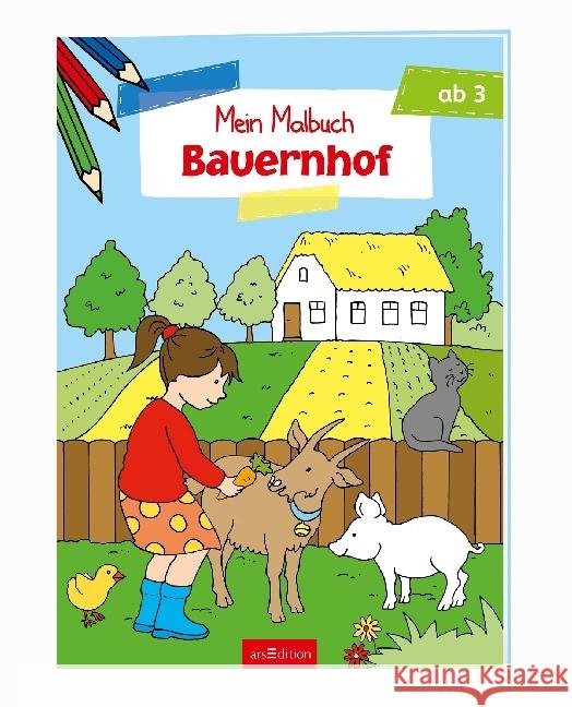 Mein Malbuch - Bauernhof  9783845817729 ars edition - książka