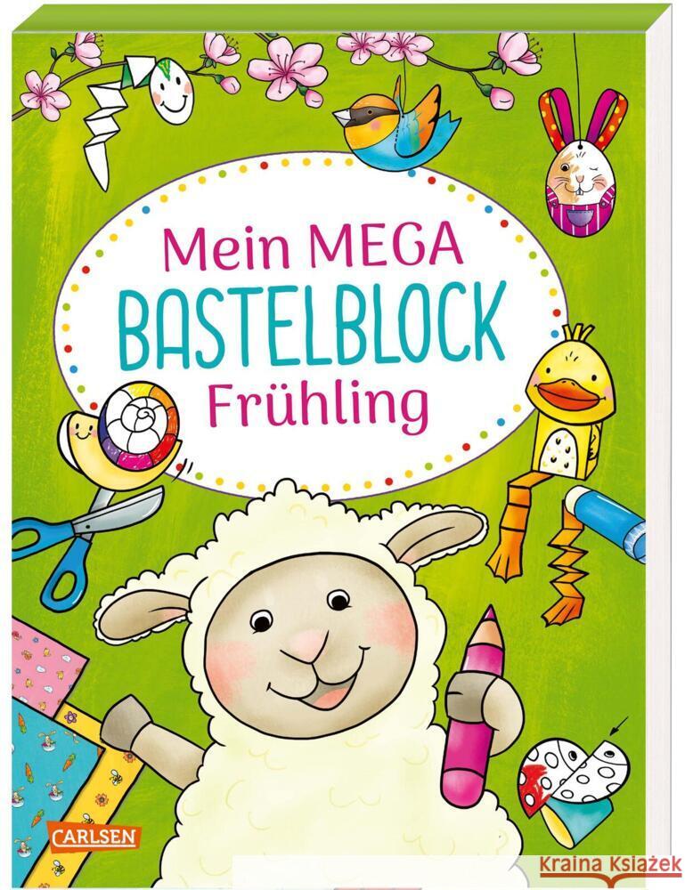 Mein MEGA Bastelblock: Frühling Reimers, Silke 9783551191052 Carlsen - książka