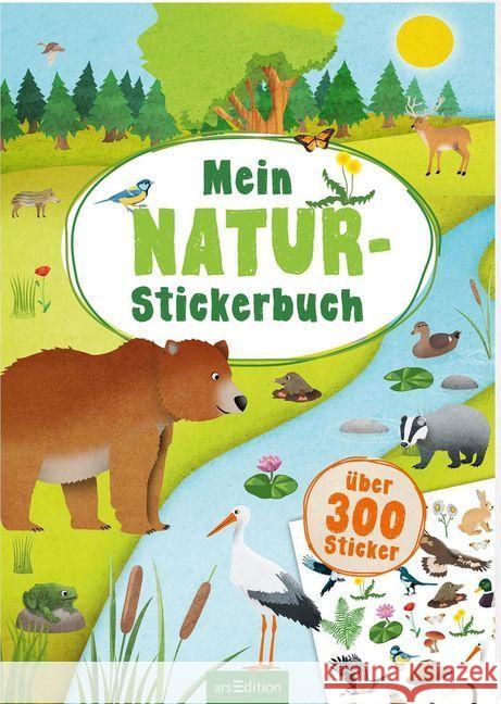 Mein Natur-Stickerbuch : über 300 Sticker  9783845830940 ars edition - książka