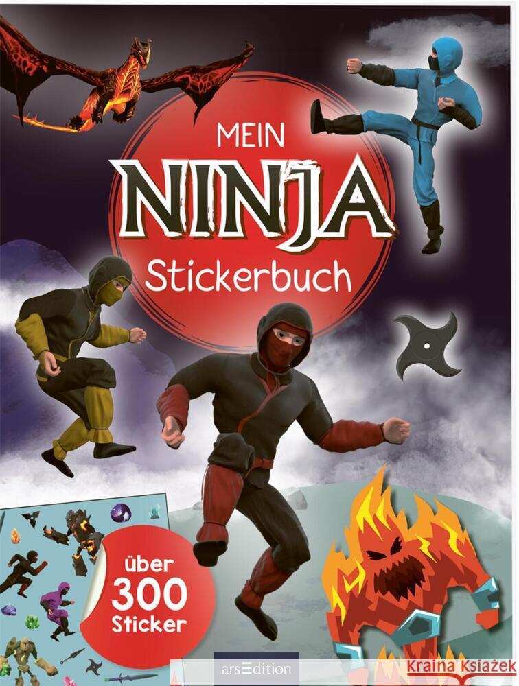 Mein Ninja-Stickerbuch  9783845854335 ars edition - książka