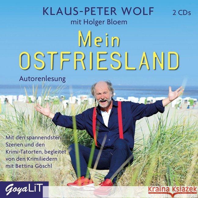 Mein Ostfriesland, 2 Audio-CDs : Autorenlesung, Hörspiel, Musikdarbietung/Musical/Oper. CD Standard Audio Format Wolf, Klaus-Peter 9783833740282 Jumbo Neue Medien - książka