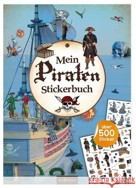 Mein Piraten-Stickerbuch : über 500 Sticker  9783845816630 ars edition - książka