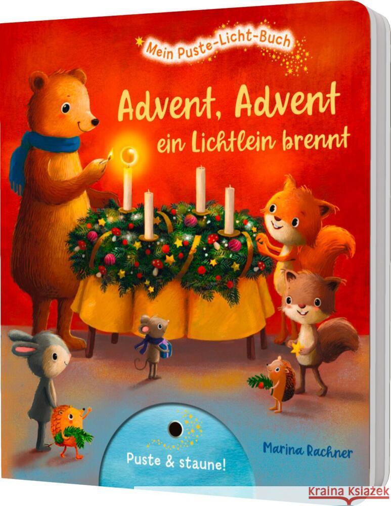 Mein Puste-Licht-Buch: Advent, Advent, ein Lichtlein brennt Tress, Sylvia 9783480240845 Esslinger in der Thienemann-Esslinger Verlag  - książka