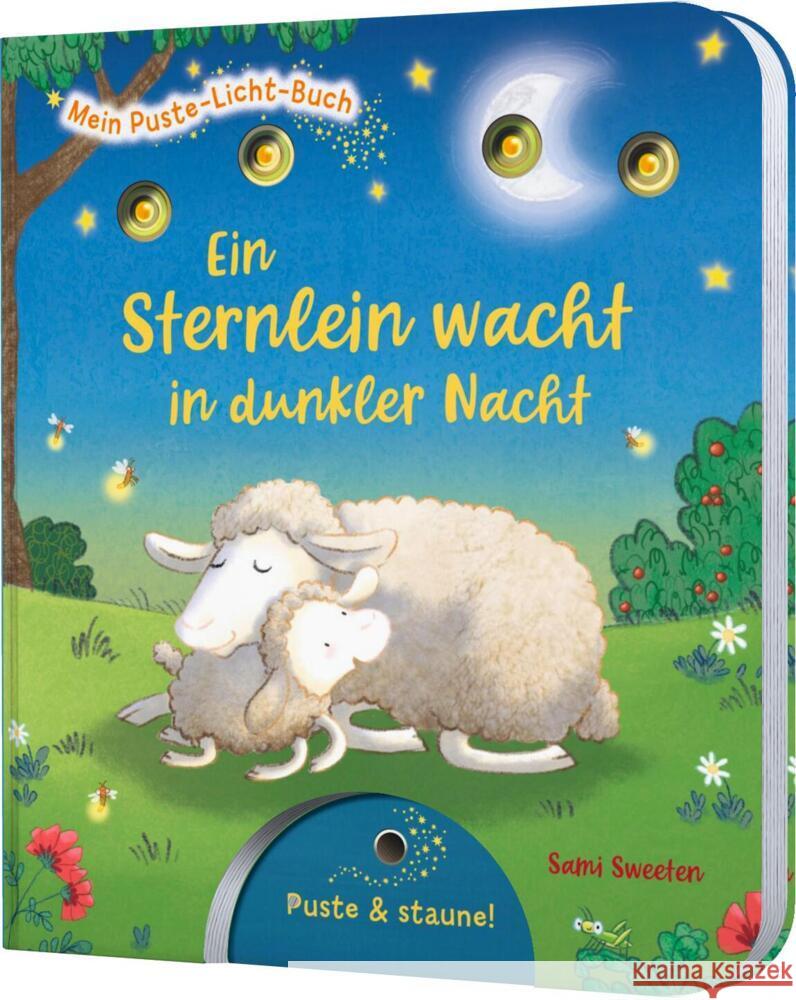 Mein Puste-Licht-Buch: Ein Sternlein wacht in dunkler Nacht Tress, Sylvia 9783480237418 Esslinger in der Thienemann-Esslinger Verlag  - książka